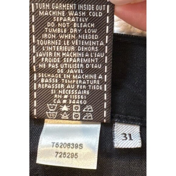 7 For All Mankind, Women's Bootcut Jeans Denim Flare Wide Leg 31, Black - Picture 10 of 10